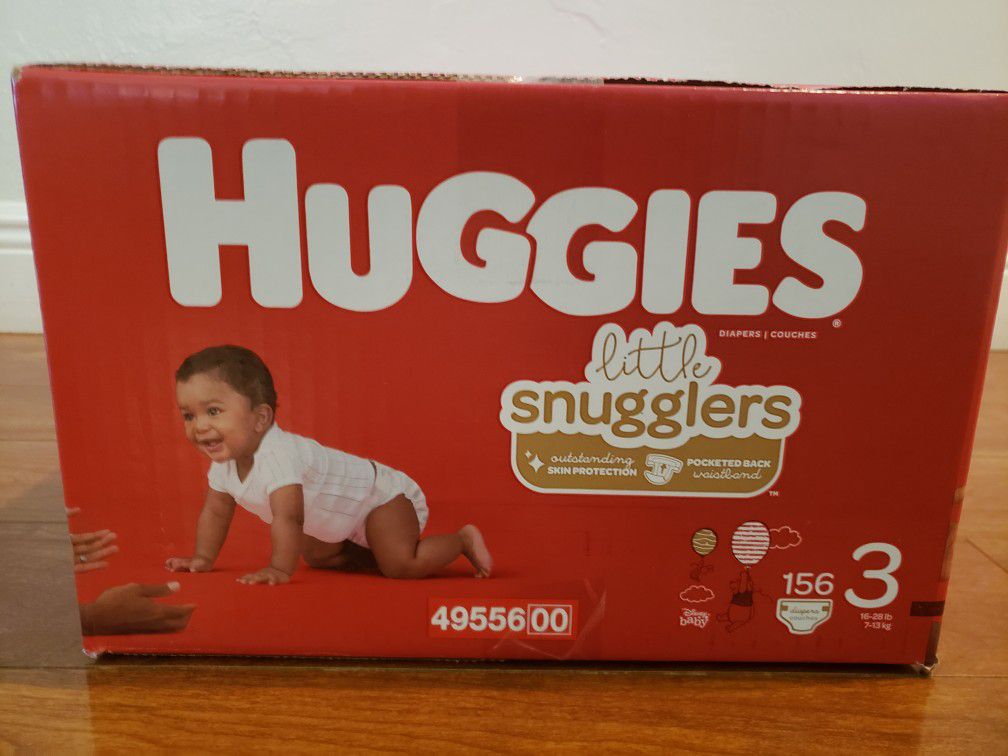 UNOPENED box HUGGIES size 3