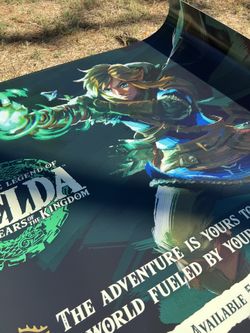 Zelda Tears Of The Kingdom Display Poster