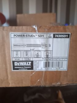 Power-Stud wedge expansion anchors