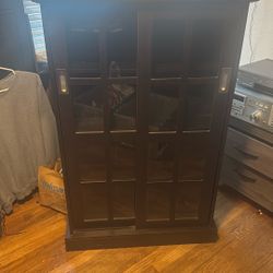 Sliding Cabinet With Shelves
