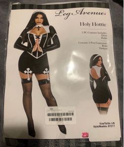 Holy Hottie Nun Costume Size L