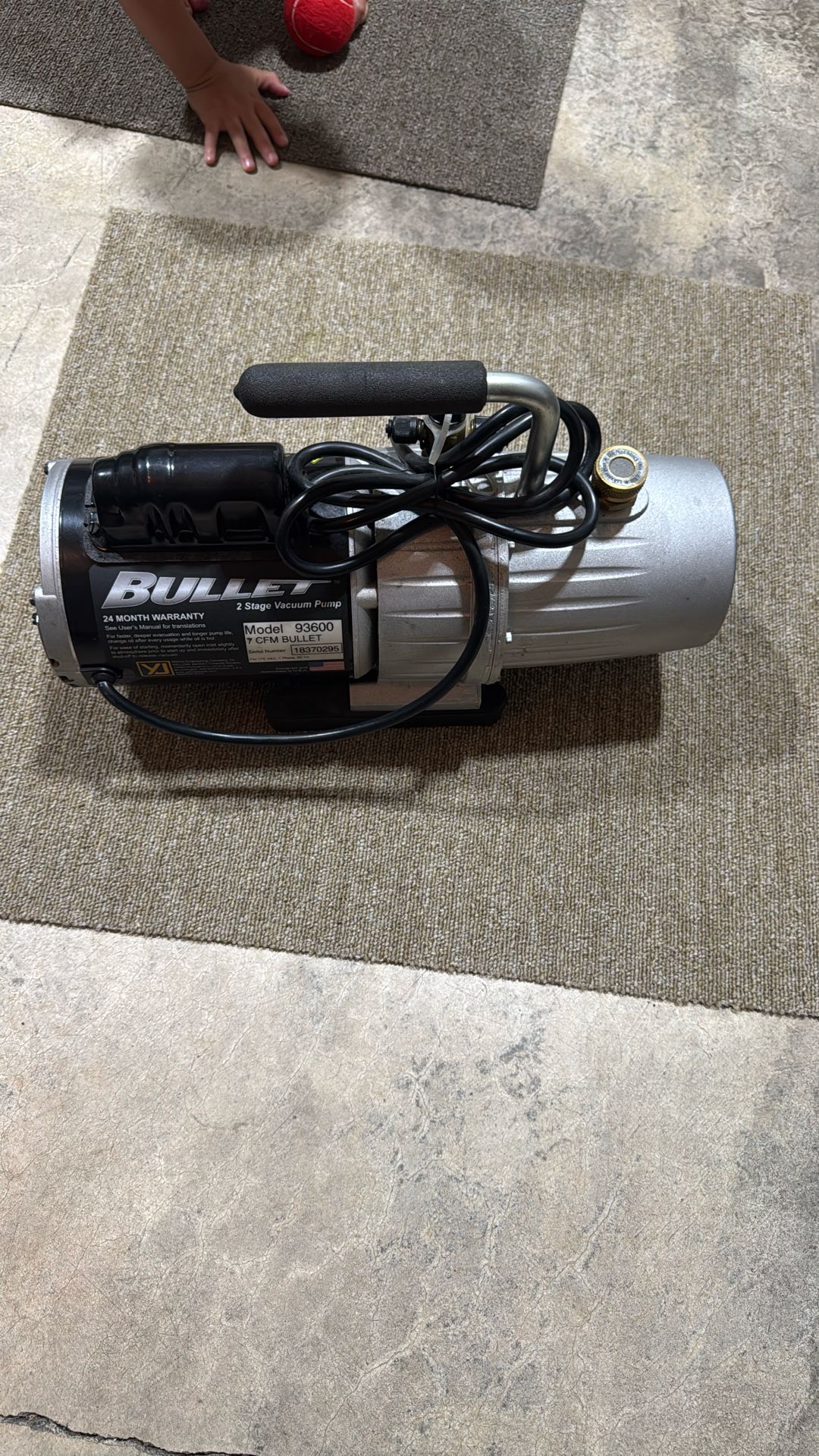 Yellow Jacket 2 Stage Vacuum Pump- Basically Brand New