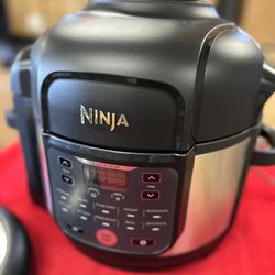  Ninja OS301 Foodi 10-in-1 Pressure Cooker and Air Fryer with  Nesting Broil Rack, 6.5 Quart, Stainless Steel