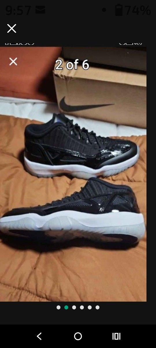 JORDAN 11 RETRO LOW MEN SIZE 9- Brand New!