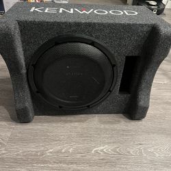 Kenwood 12” Subwoofer and JL Audio Amp