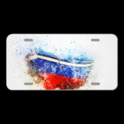 License Plate Novelty Car Front Boat Sea Ship Art Abstract