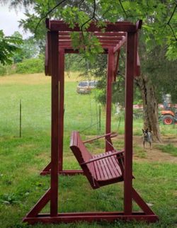 Porch Swing And Swing Stand 