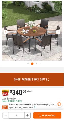 VICLLAX Patio Dining Chairs Set of 4, Outdoor Wicker Chairs w/Straight Armrests and Steel Frame for Patio, Deck, Backyard - Brown