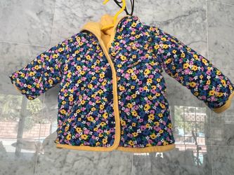Baby girl jacket reversible
