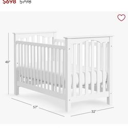 PBK Kendall Low Profile Crib & Conversion Kit