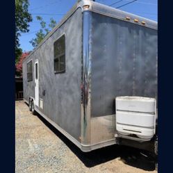 Toy hauler/Tiny home/Enclosed trailer/travel trailer.