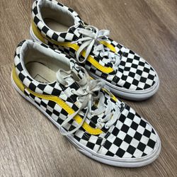Checkered Vans 