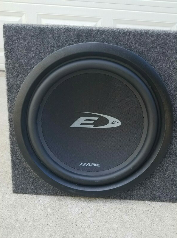 Alpine Type E 12" Sub