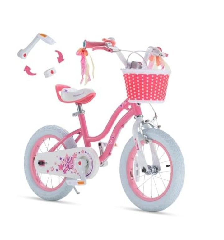 RoyalBaby Stargirl Kids Bike 14"

RoyalBaby EZ Stargirl Kids Bike,Easy Learn to Biking,14 Inch Bicycle,Beginners Girls Bicycle for Children Ages 3-5 Y