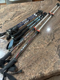 Trekking Poles 3 Pair For $35 Leki Journey Black Diamond