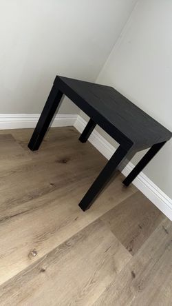 Simple black little table