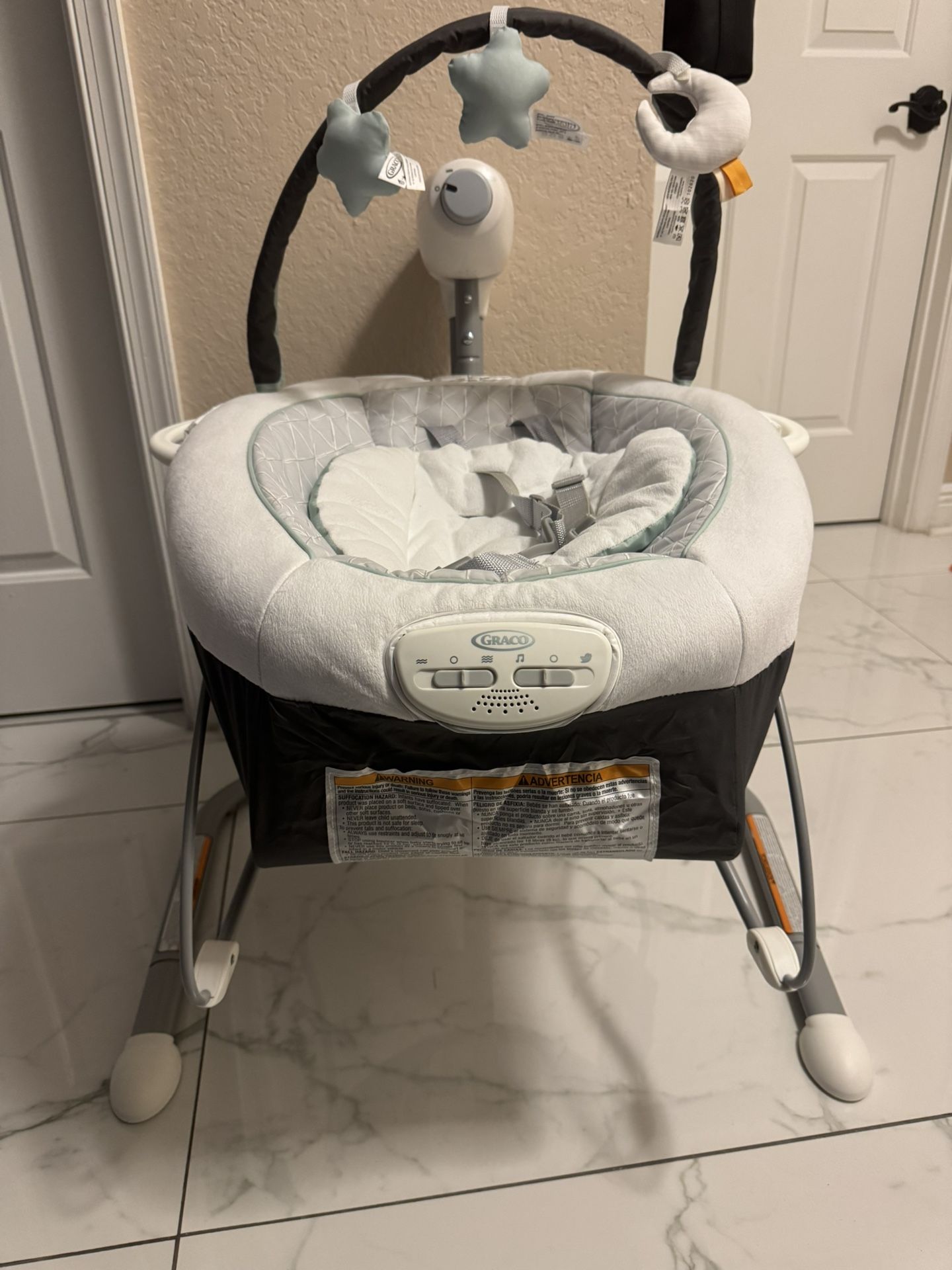 Graco Soothe N Sway LX Swing With Portable Bouncer