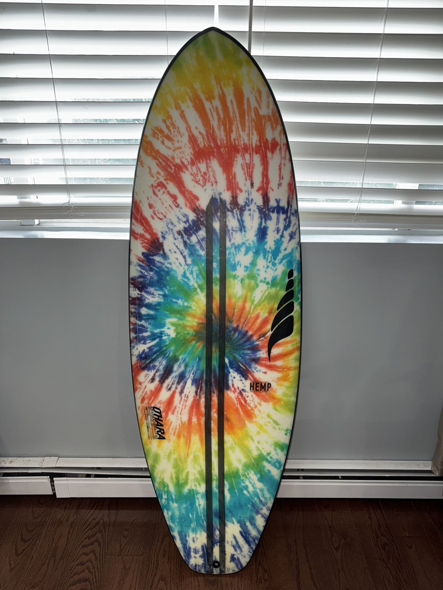 Solid x Ohara Tie-Dye Surfboard – 5’5” Hemp BioFle