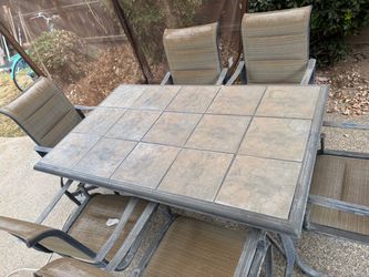 Outdoor Patio Table and Chair Set
