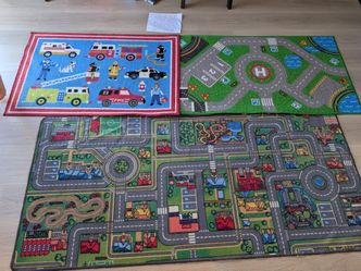 Kids Play Rugs Set of 3