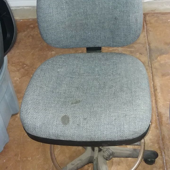 Office Chair Grey Fabric