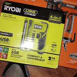 Ryobi 4 In 1 Stapeler Bailer Kit 