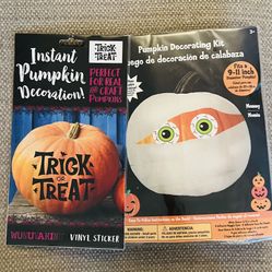 2 NO MESS Pumpkin Halloween Kits