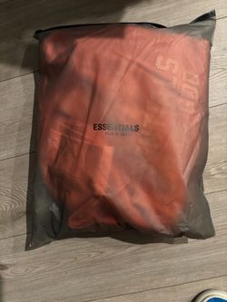 Fear of God Essentials Orange Hoodie