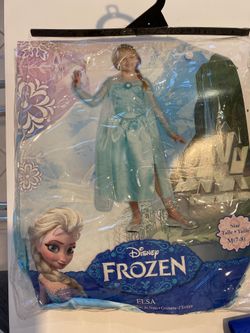 Elsa frozen costume size 7-8