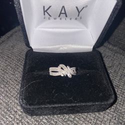 Kay 1/5 Ct Diamond Ring Sterling Silver 