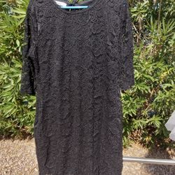 Women's Black Lace Dress 