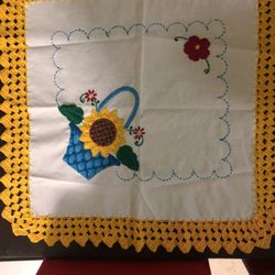 Servilleta Bordada a mano 