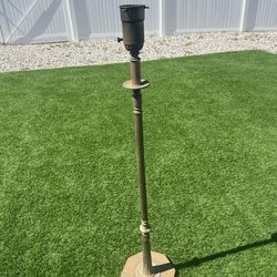 Vintage mid-century, brass floor lamp