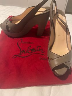 Loubitins size 8.5.  Worn once.  In great excellent condition. $200 firm