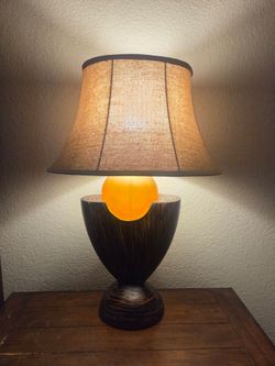 mid-century modern style table lamp set of 2