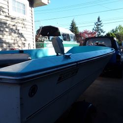 Silver craft 14 Ff Open Boat Big And Roomy. Very Stable. Wide Fishing Boat For River And Lakes I'm Firm On Price Little Merc Is In Near Mint 4.5 Hp