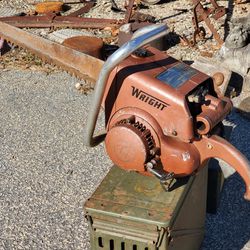 Wrights Power Saw Not Chainsaw 1960s Early 115cc