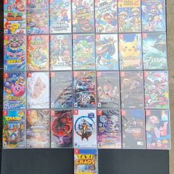 Nintendo Switch Games Lot (29) NEW Sealed - Mario Zelda Pokemon Smash