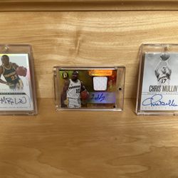Run TMC Warriors Autographed Card Lot – Hardaway, Richmond, Mullin