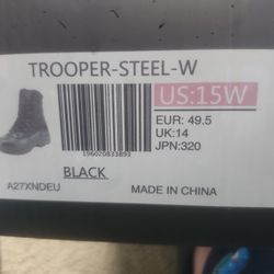 Nortiv8 Trooper Steel Toe Boots 