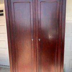 Armoire with Shelves and/or Clothes Rod