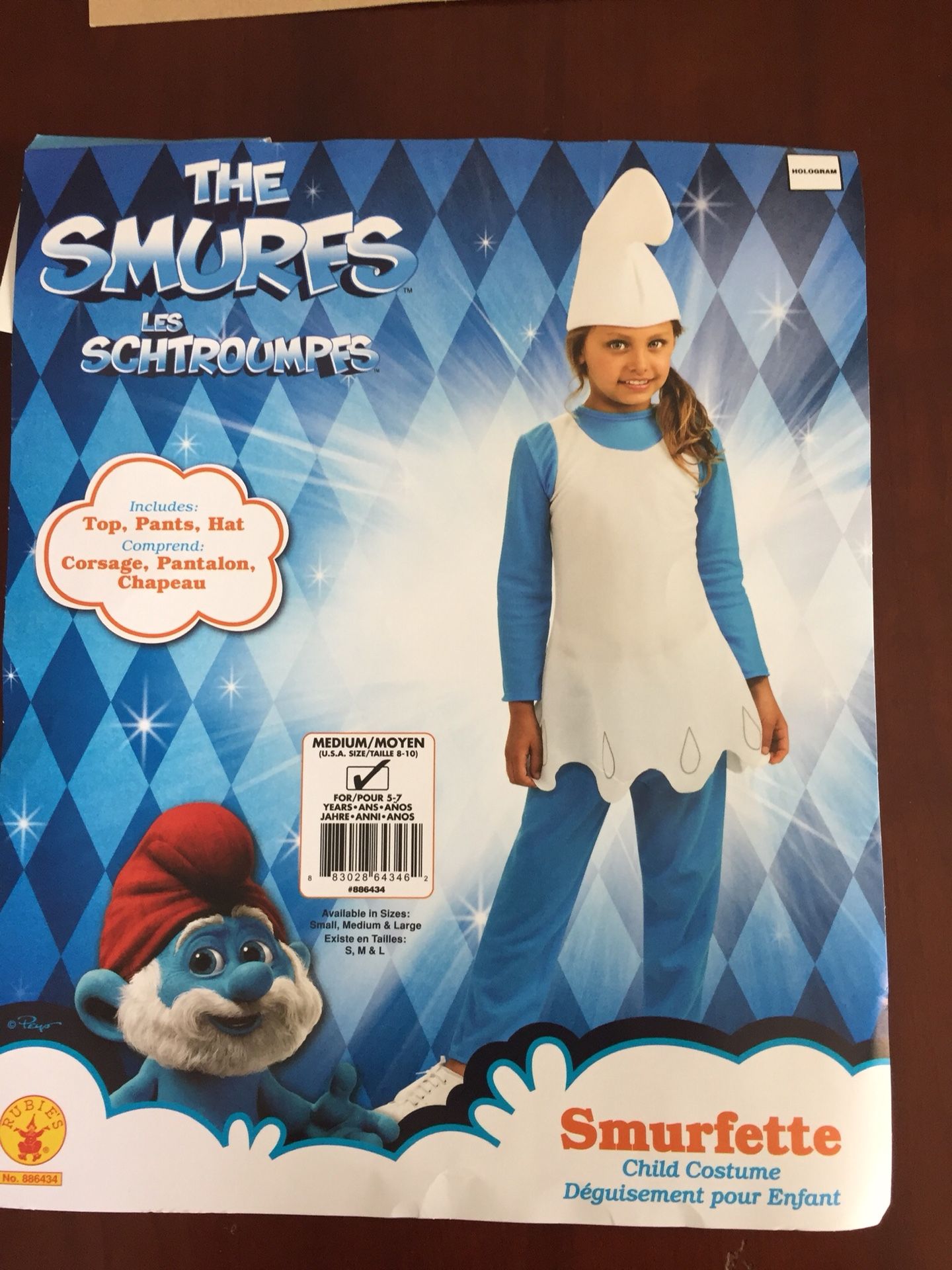 Smurfette Child Costume