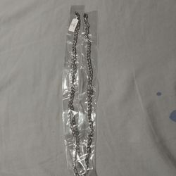 Men's silver plated  necklace