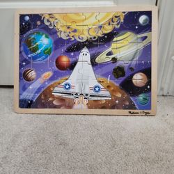 Wooden Jigsaw Puzzle Space Voyage