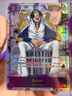 One Piece Kuzan Manga card
