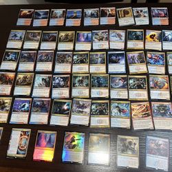 XL MTG IZZET Themed Blue / Red Magic The Gathering Card Lot+ Bonuses !