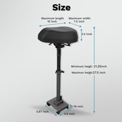 Electric Scooter Seat with Waterproof Cushion Cover