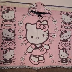 HELLO KITTY ADULT PONCHO