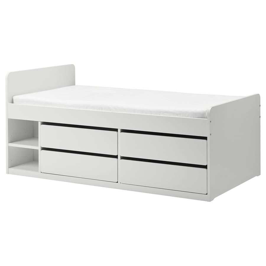 Twin Bed with Storage Drawers