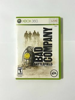 Battlefield: Bad Company (Microsoft Xbox 360, 2008) Complete & Tested CIB